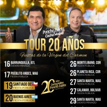 Poncho Zuleta y El Cocha Molina, con 11 conciertos en 14 días.