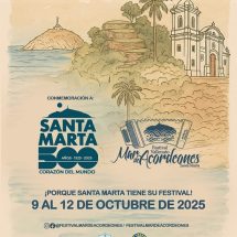 El Festival Mar de Acordeones vibra en la celebración de los 500 años de Santa Marta.