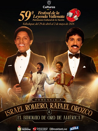 Programación Oficial del 59 Festival de la Leyenda Vallenata.